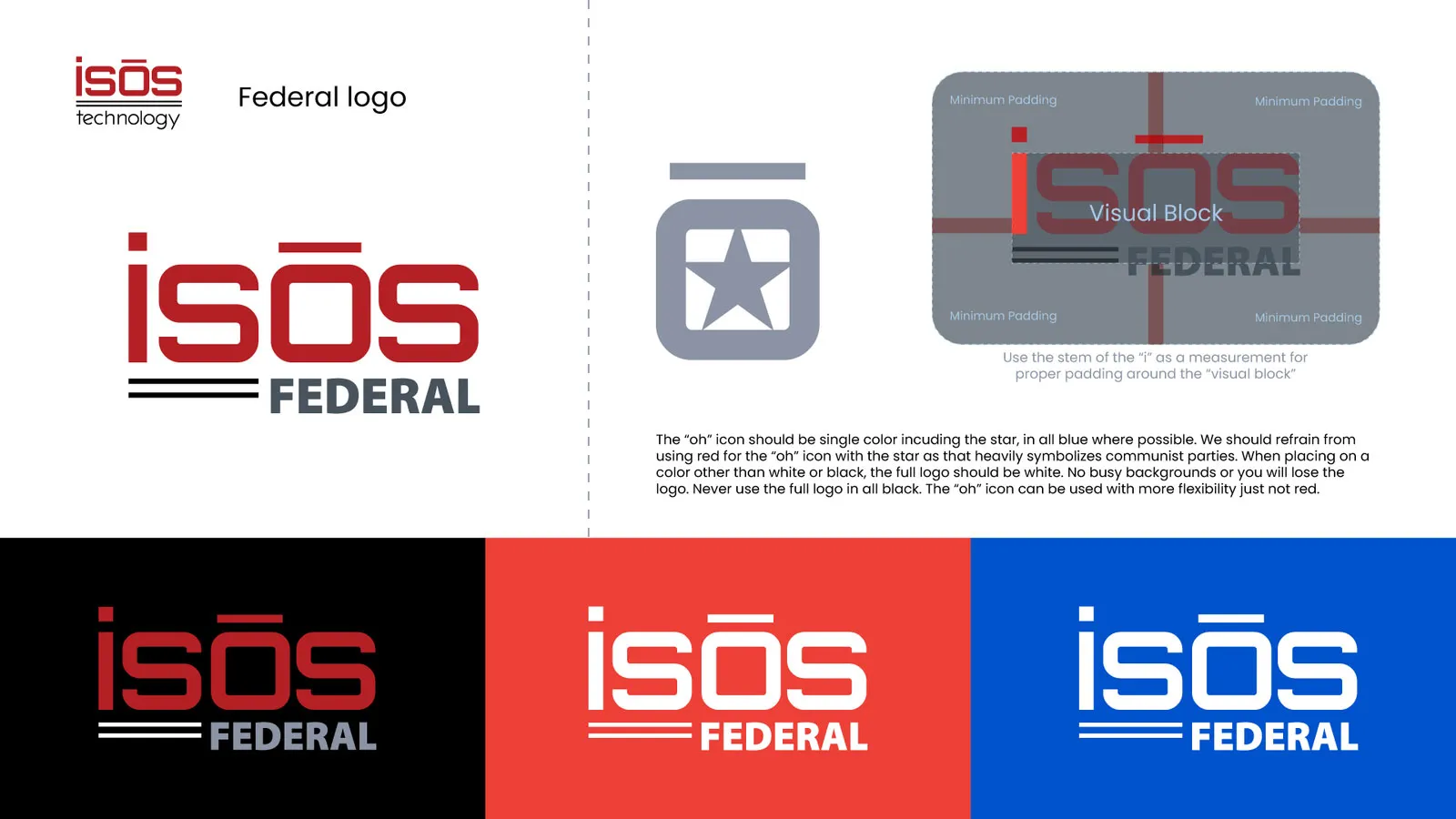 Isos Federal Visual Brand